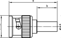 Telegärtner: BNC-Kabelstecker HDTV Crimp G39
