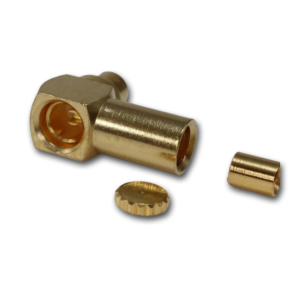 Telegärtner: MMCX-Kabelwinkelstecker Crimp G03