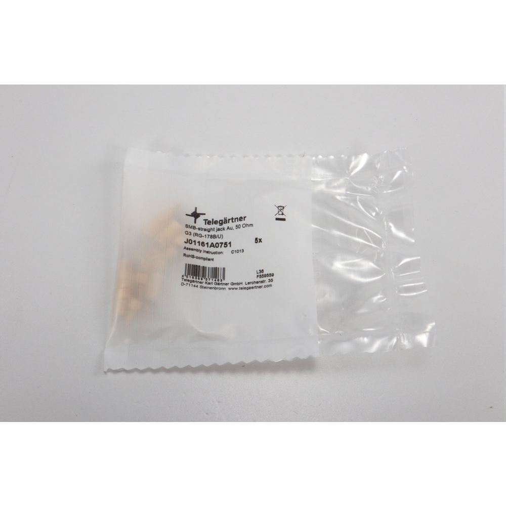 Telegärtner: SMB-Kabelbuchse Crimp G03