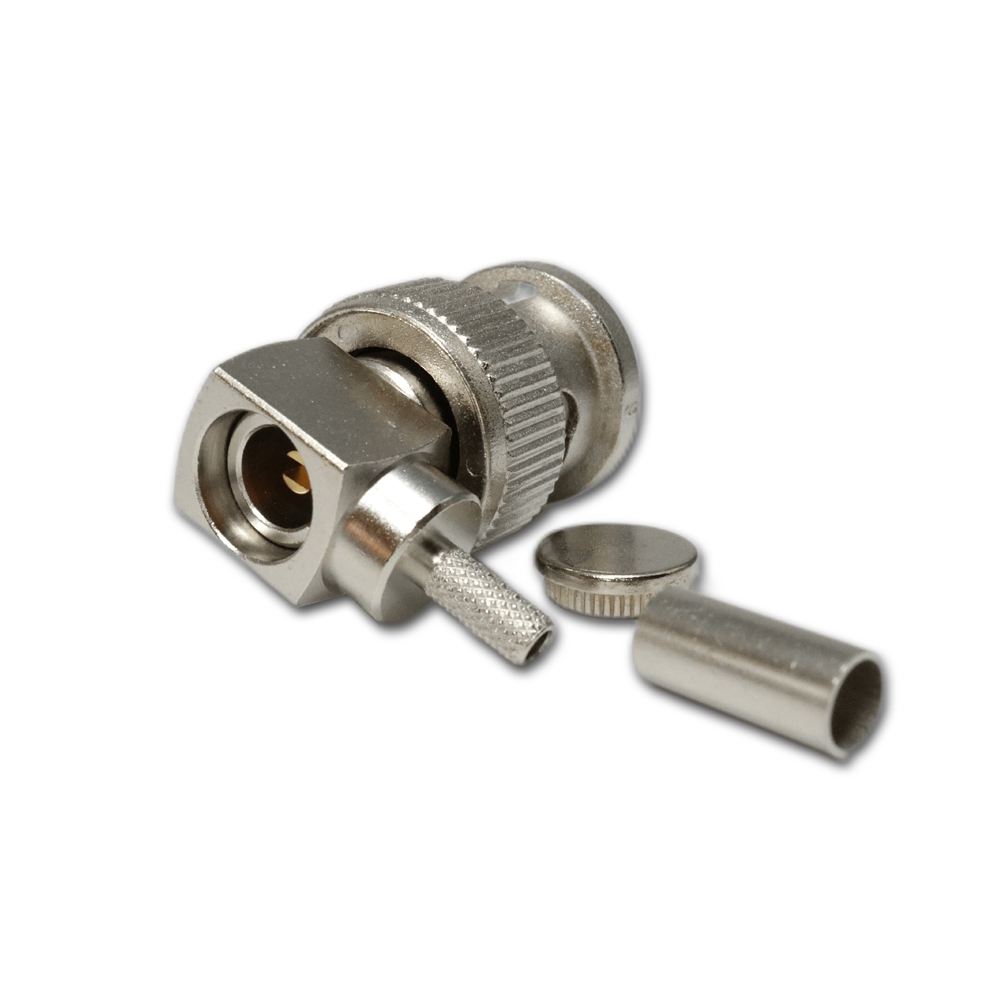 Telegartner: BNC Angle Plug Crimp G08