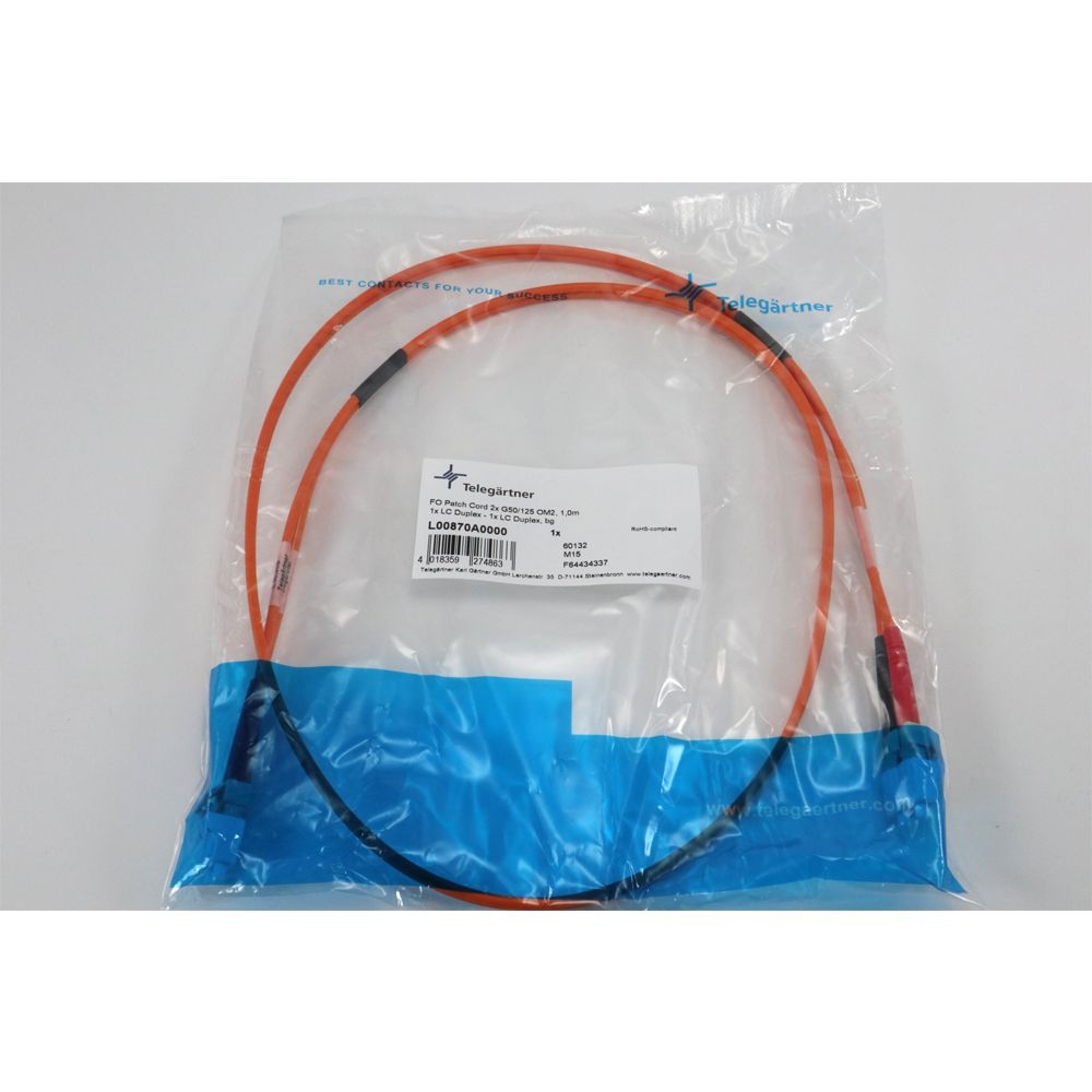 Telegartner: FO Cordón con clavijas Duplex