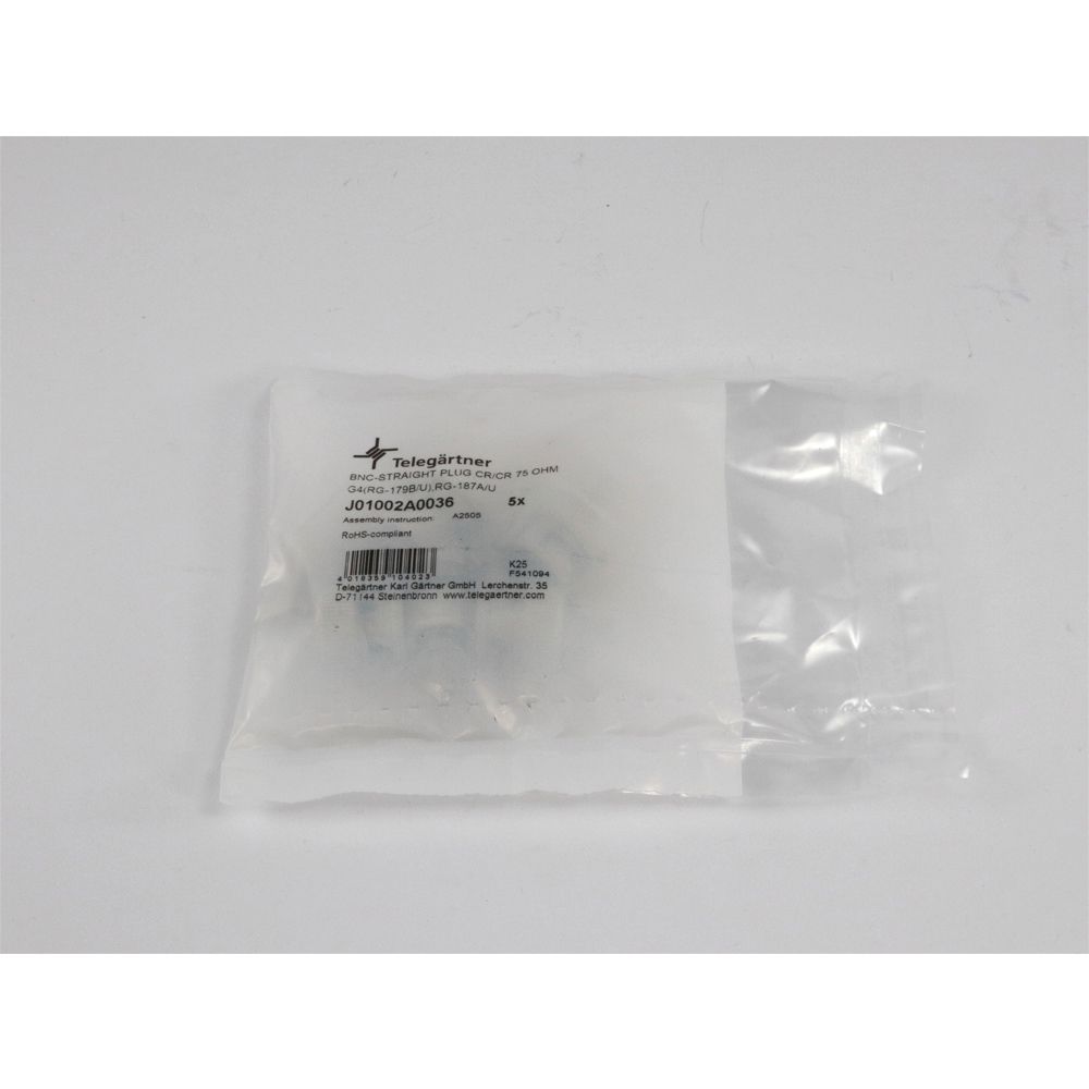 Telegärtner: BNC-Kabelstecker Crimp G04
