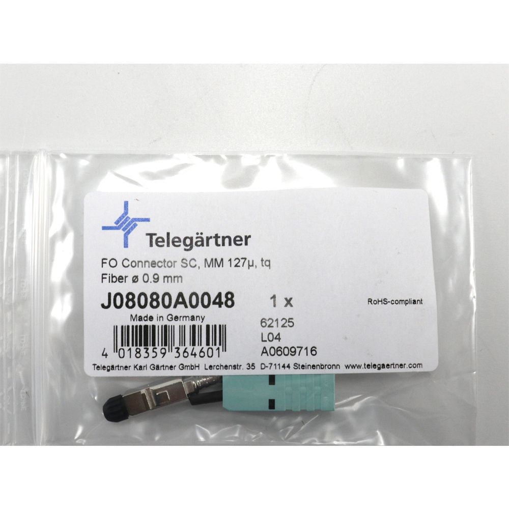 Telegartner: SC Connector Multimode, ceramic