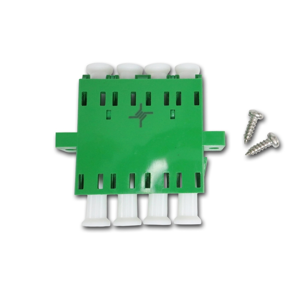 Telegartner: Adaptateur LC/APC Quad- vert