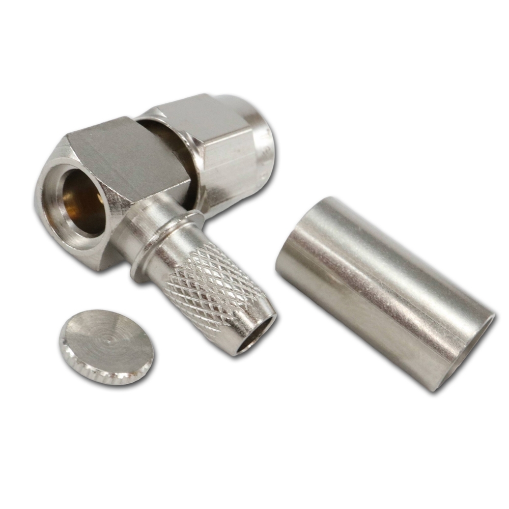 Telegärtner: SMA-Kabelwinkelstecker Crimp G05