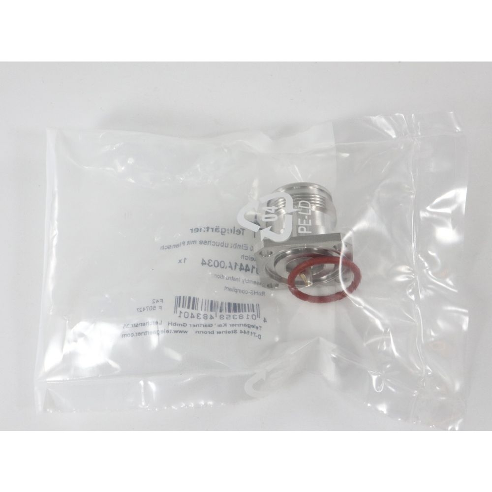 Telegärtner: 4.3-10 Einbaubuchse mit Flansch