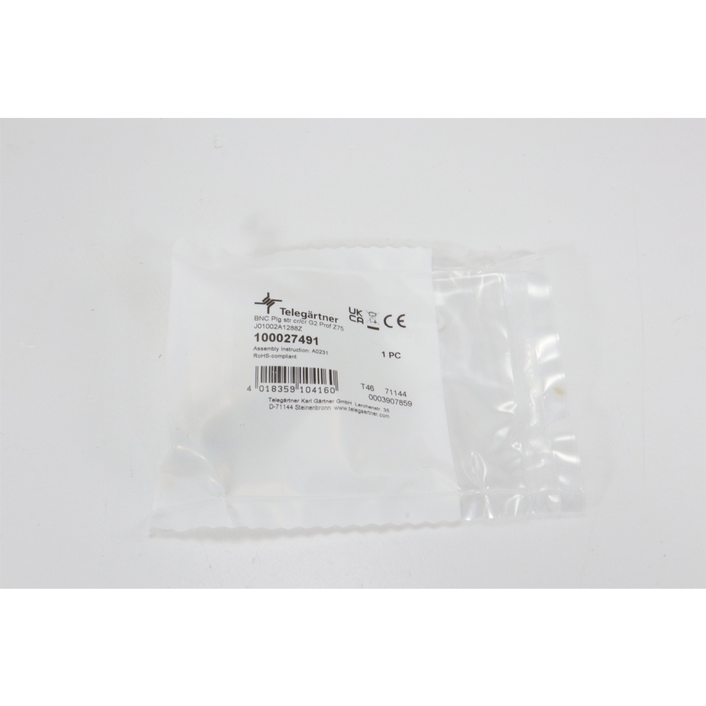 Telegärtner: BNC-Kabelstecker Crimp G02