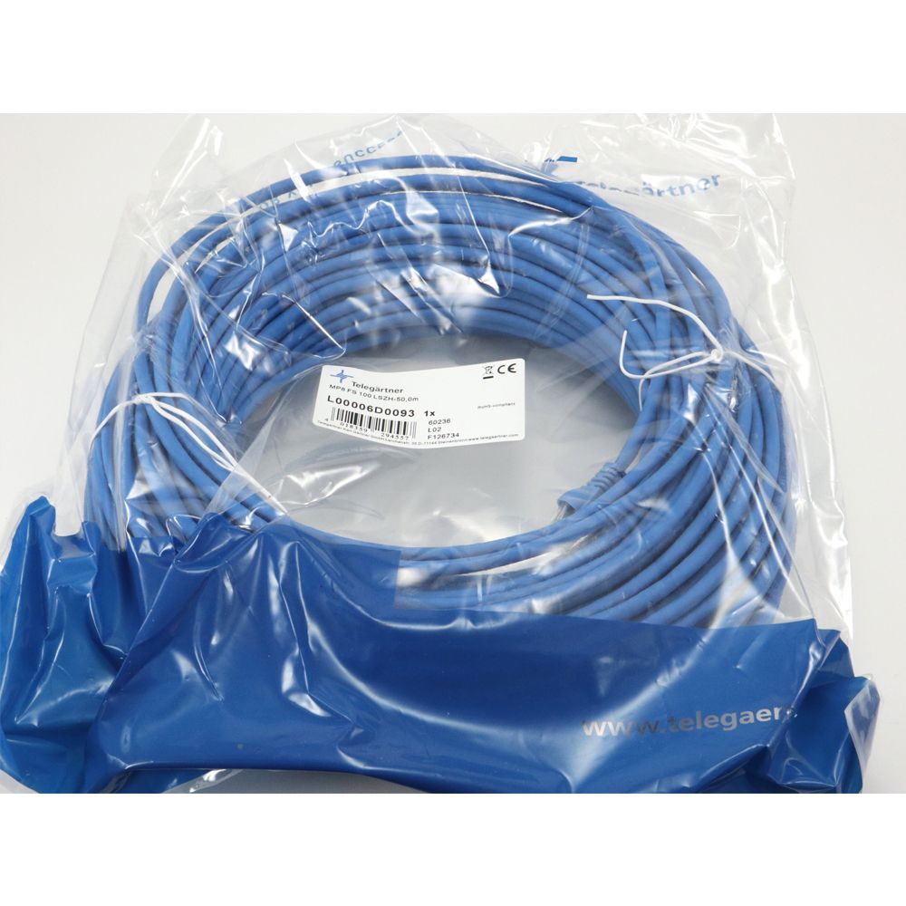Telegärtner: MP8 FS 100 LSZH-50.0m, blau