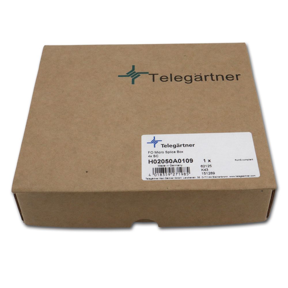 Telegärtner:Micro scatola di giunzione FO,completo