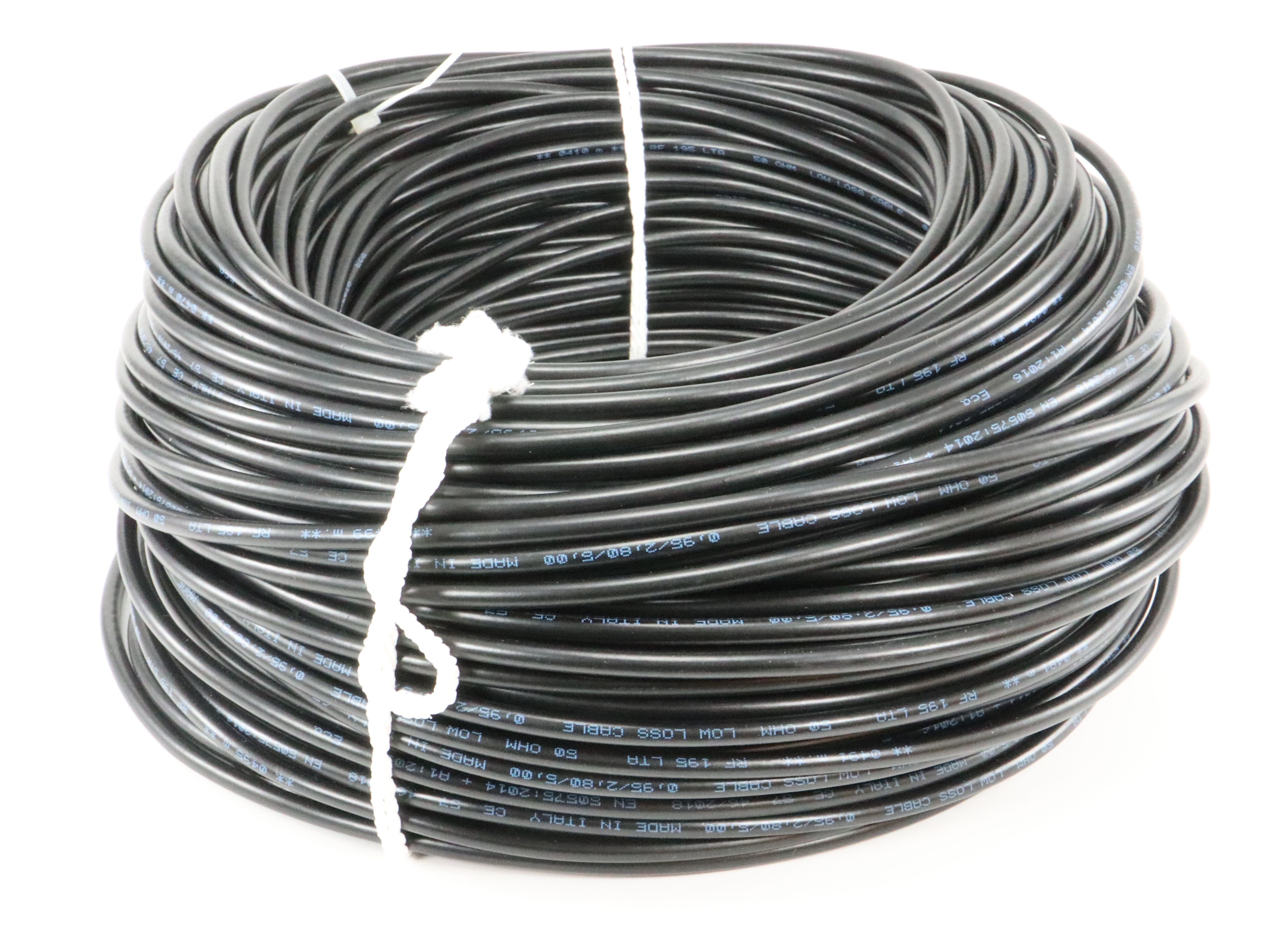 Telegartner: Foil-Braid Cable 50 Ω Low Loss 195