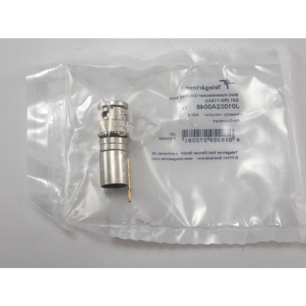 Telegärtner: BNC-Kabelstecker Crimp G31