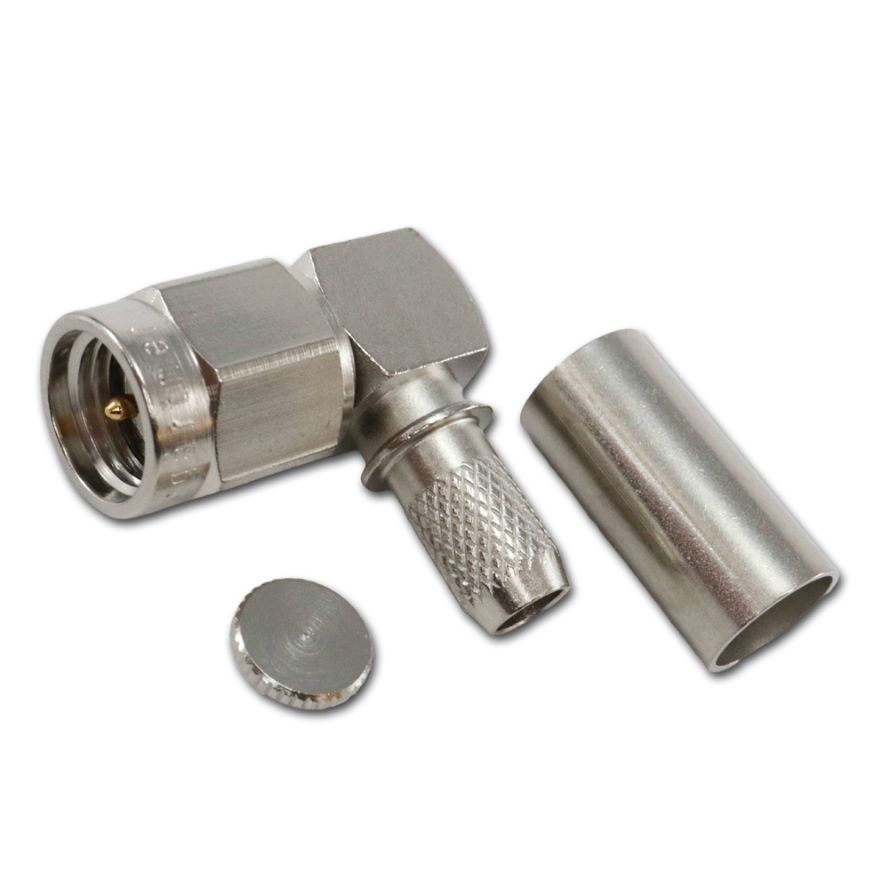 Telegärtner: SMA-Kabelwinkelstecker Crimp G05
