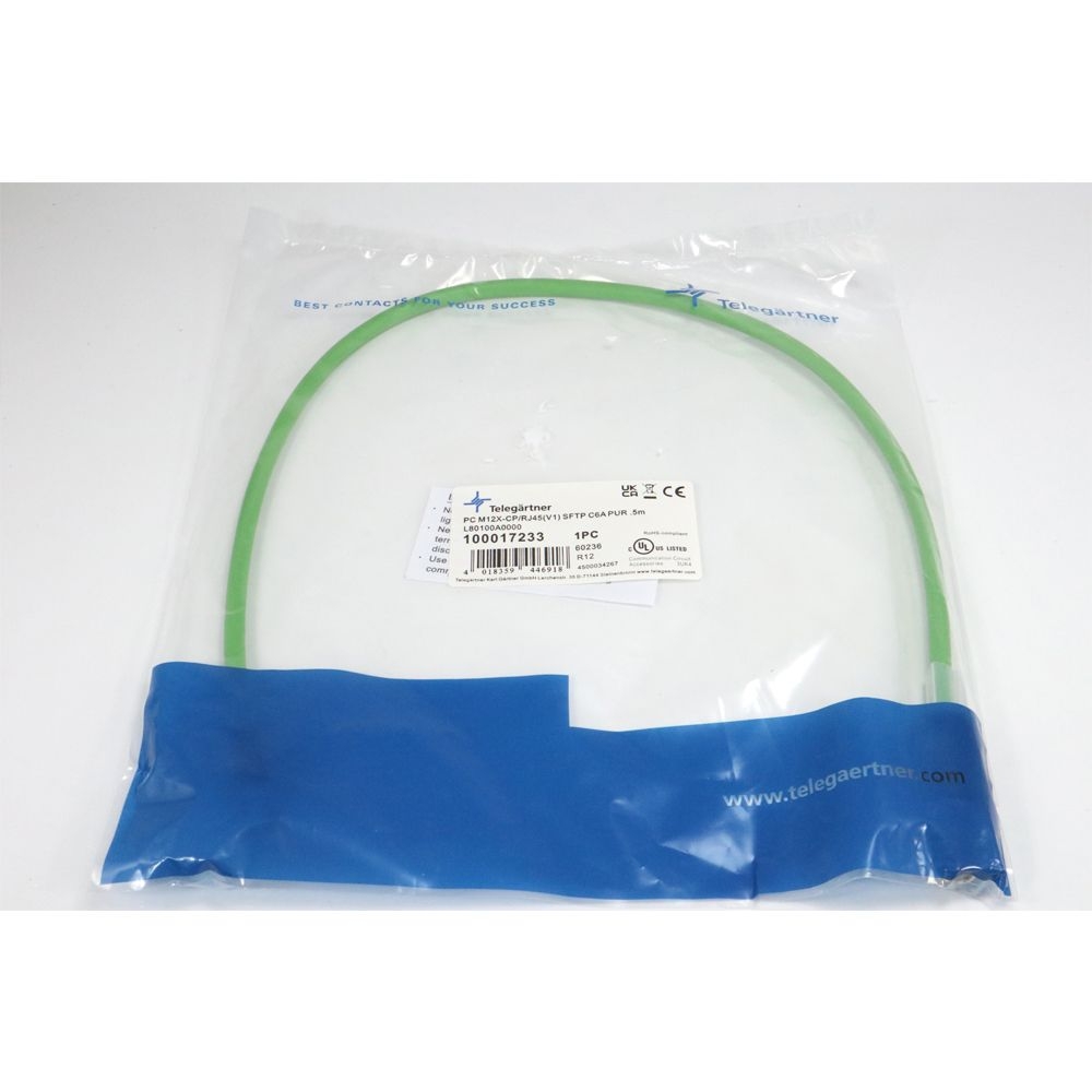 Telegartner: Cable adaptador STX M12x1/RJ45