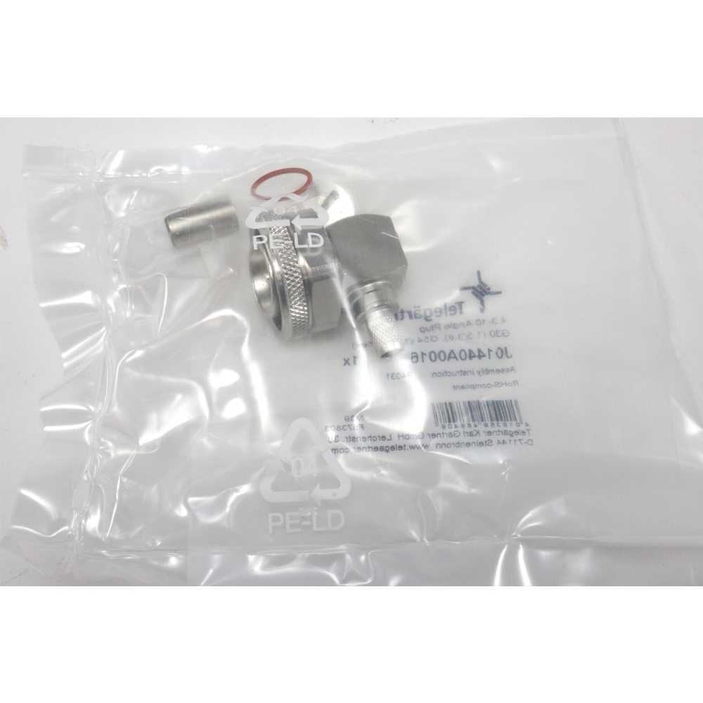 Telegärtner: 4.3-10 Kabelwinkelstecker Crimp G30
