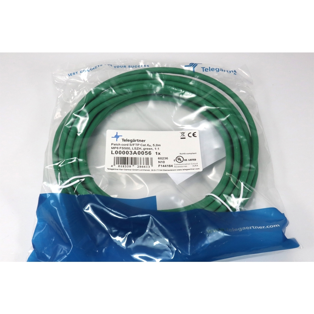 Telegärtner: MP8 FS 500 LSZH-5.0m, grün