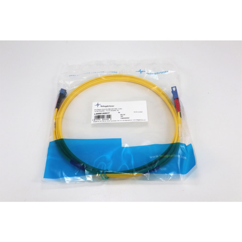 Telegärtner: LWL-Duplex-Adapterkabel