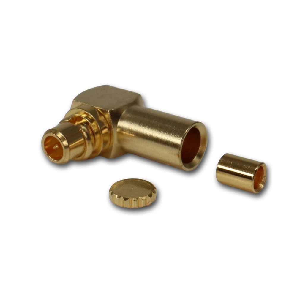 Telegärtner: MMCX-Kabelwinkelstecker Crimp G03