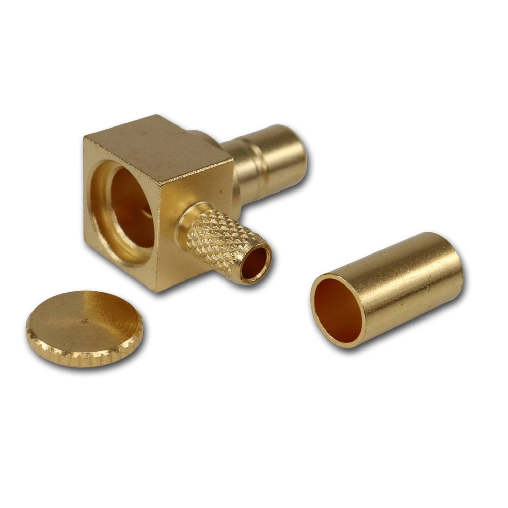 Telegartner: SMB-Conector Macho Angulo Recto crimp Telegartner: SMB-Conector Macho Angulo Recto crimp