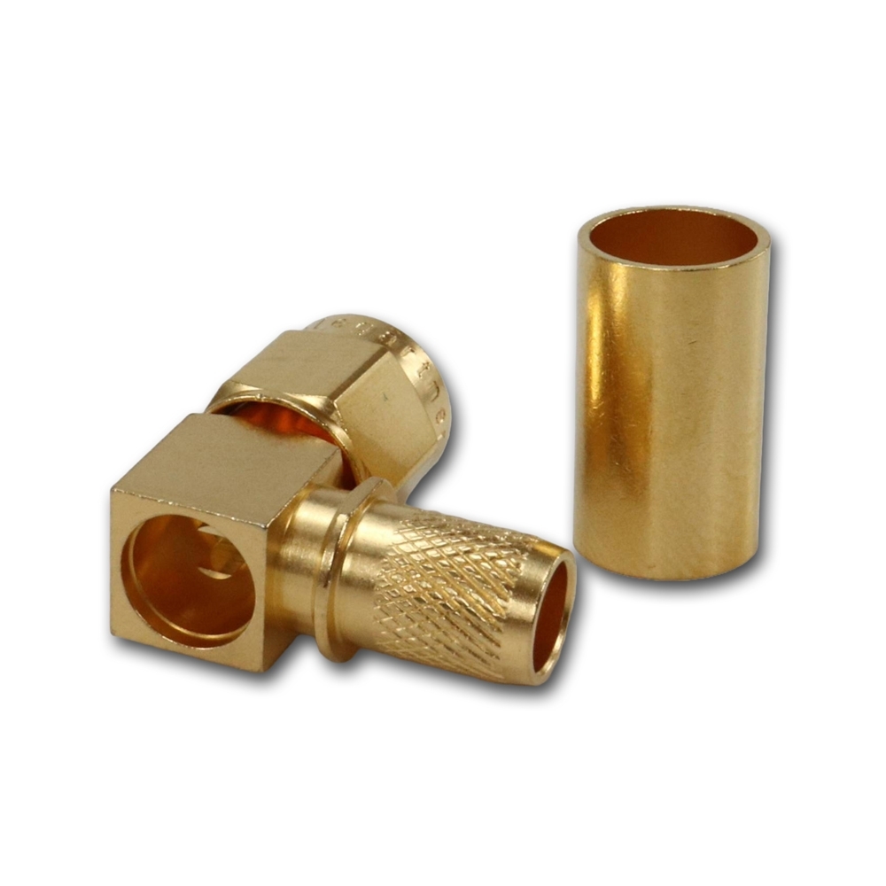 Telegärtner: R-SMA-Winkelstecker G30/G45