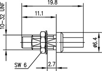 Telegartner: SMC-Bulkhead Plug Crimp G03