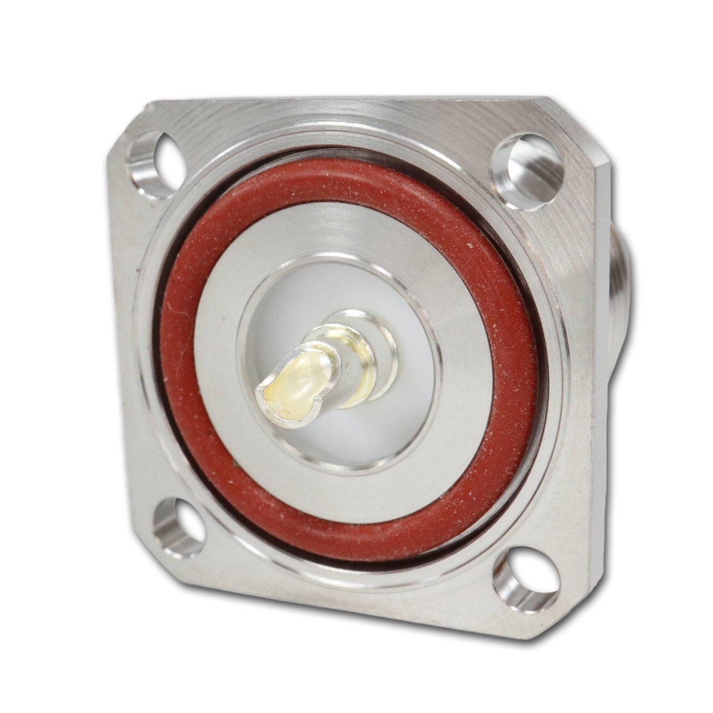 Telegärtner: 4.3-10 Einbaubuchse mit Flansch