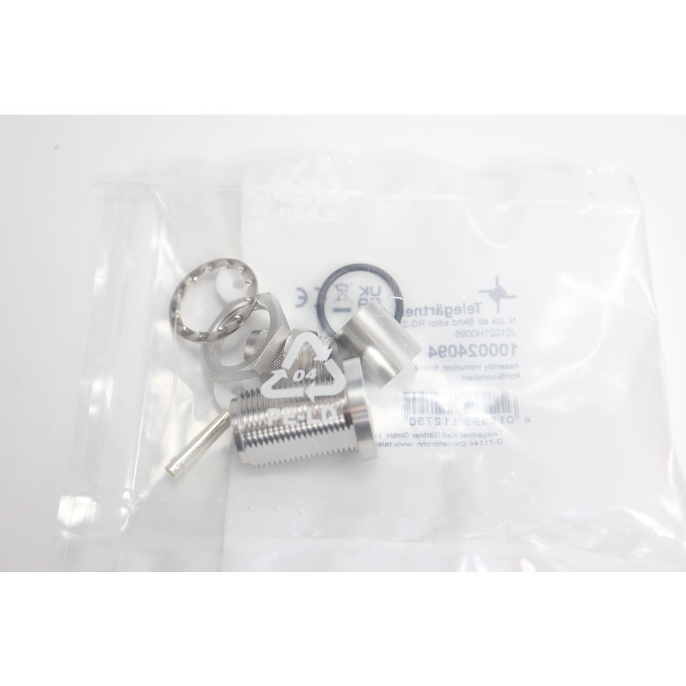 Telegärtner: N-Kabeleinbaubuchse Crimp