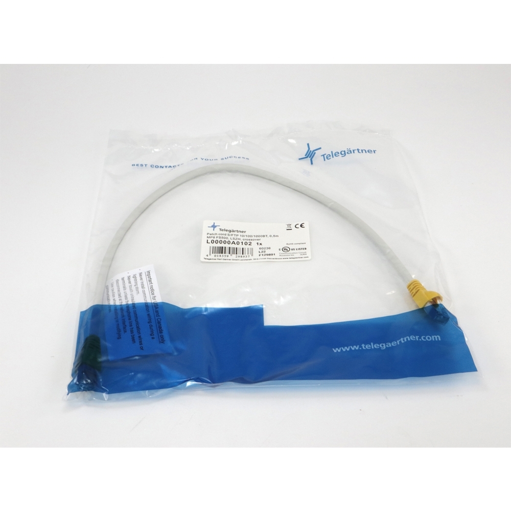 Telegärtner: MP8 FS 500 LSZH Crossover BT-0.5m, ye