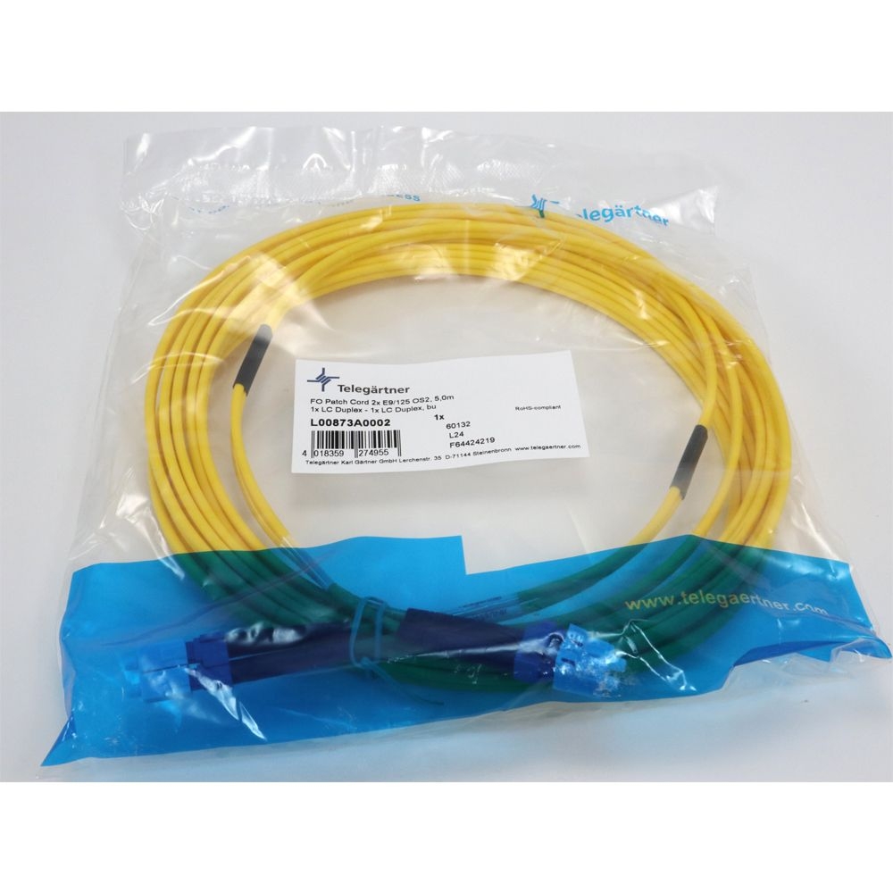 Telegartner: FO Cordón con clavijas Duplex