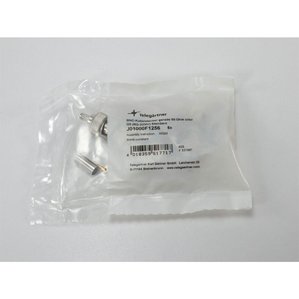 Telegärtner: BNC-Kabelstecker Crimp G05