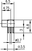 Telegartner: MMCX-Connecteur femelle coudé PCI
