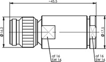 Telegartner: TNC-Cavo connettore G37/G42