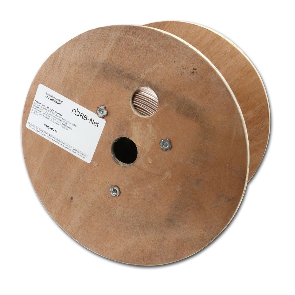 Telegärtner: Einfach Geflecht 75 Ohm RG-179
