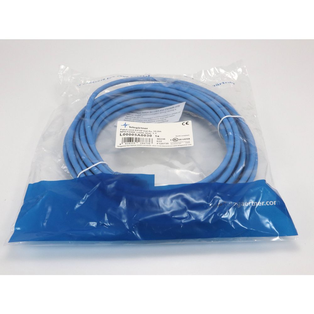 Telegärtner: MP8 FS 500 LSZH-10.0m, blau