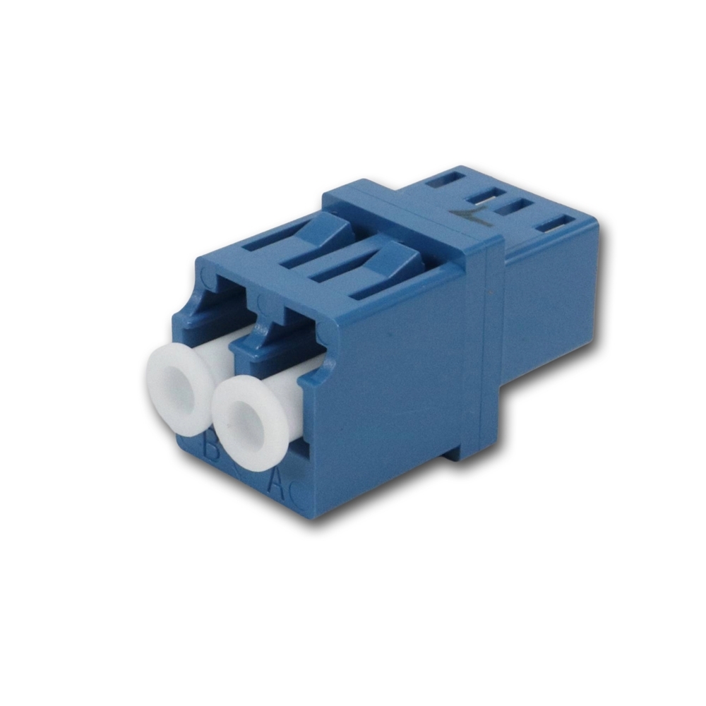 Telegärtner: LC-Duplex Kupplung - blau