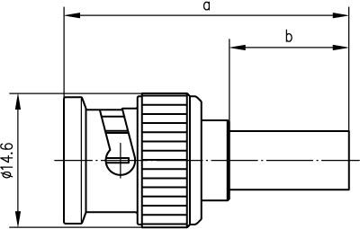 Telegärtner: BNC-Kabelstecker Crimp G15