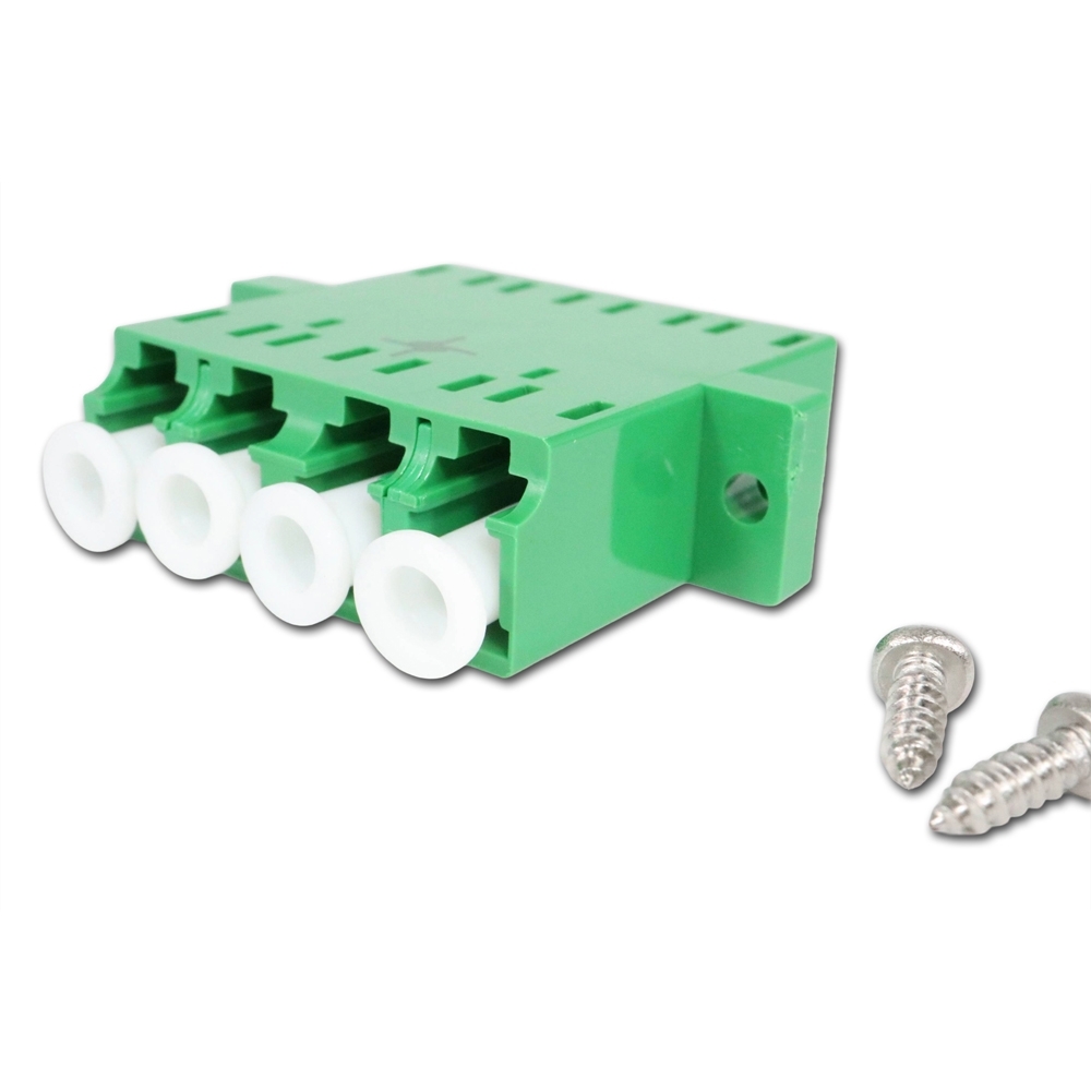 Telegartner: Adaptateur LC/APC Quad- vert