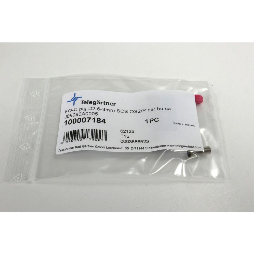 Telegärtner: SC-Stecker Singlemode, Keramik