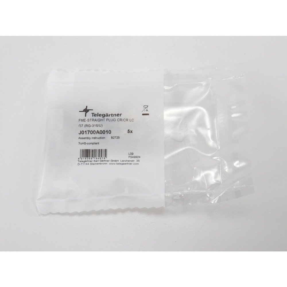 Telegärtner: FME-Kabelstecker Crimp G07