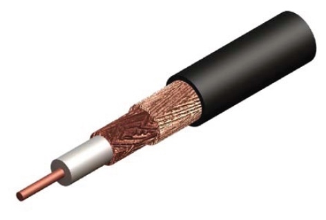 Telegartner: Cable de doble trenza 50 Ω RD 316