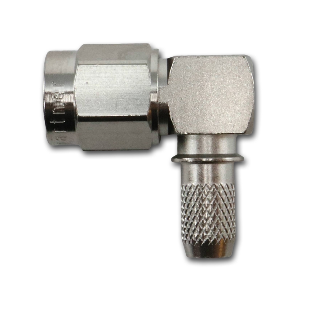 Telegärtner: SMA-Kabelwinkelstecker Crimp G05