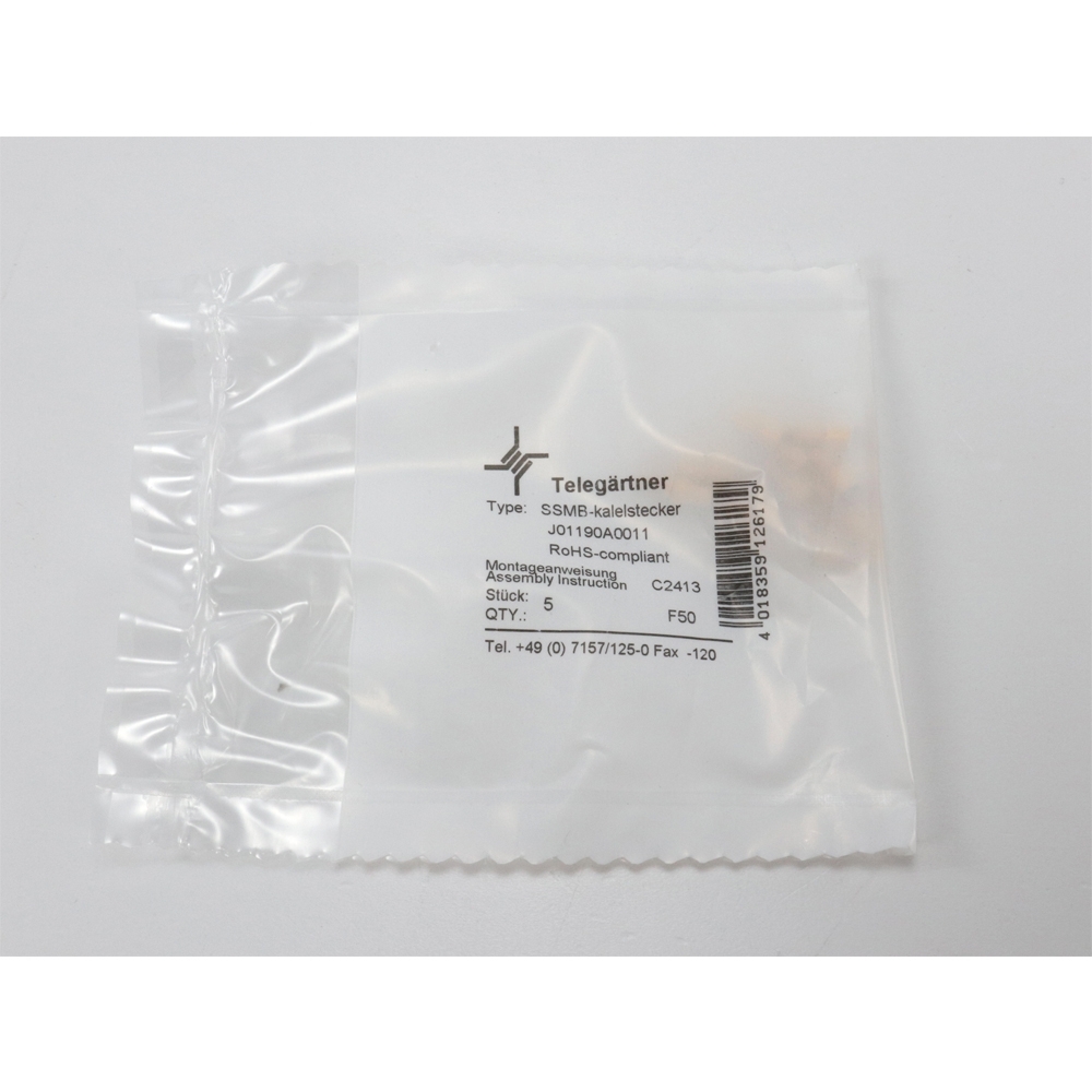 Telegärtner: SSMB-Kabelstecker Crimp G03