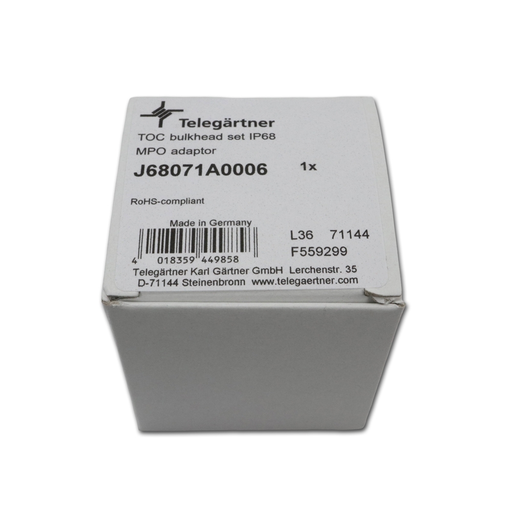 Telegärtner: TOC Flanschset IP68 MPO/MTP