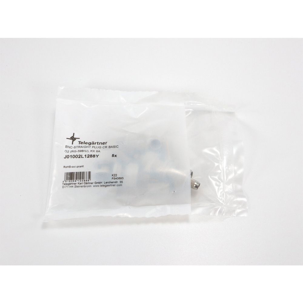 Telegärtner: BNC-Kabelstecker Crimp G02