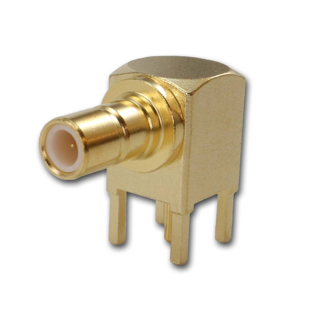 Telegärtner: SMB-Winkelanbaustecker f. gedr. Schal