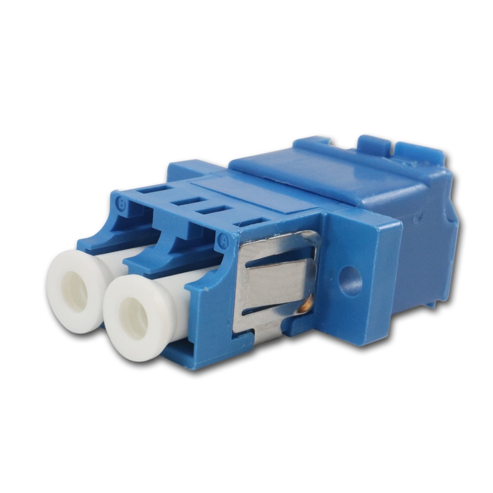 Telegärtner: LC-Duplex Kupplung - blau