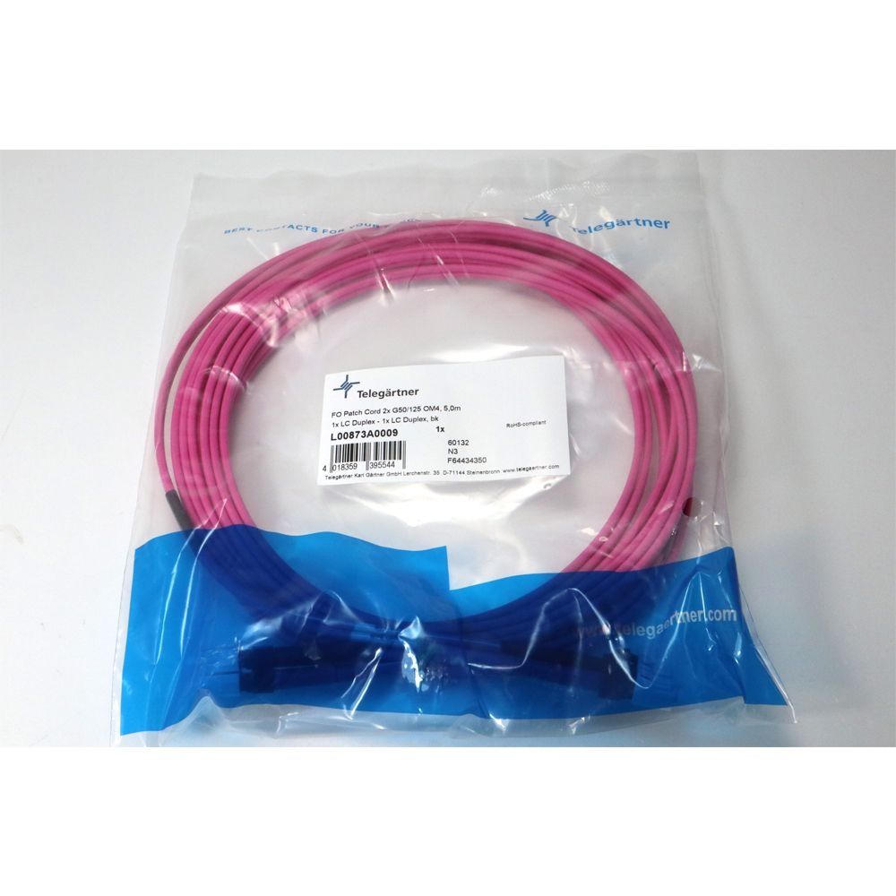 Telegartner: FO Cordón con clavijas Duplex