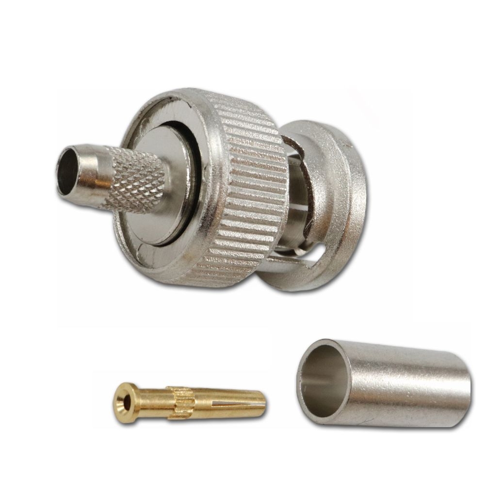 Telegärtner: R-BNC-Kabelstecker Crimp G01