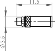 Telegärtner: MMCX-Kabelstecker Crimp G11