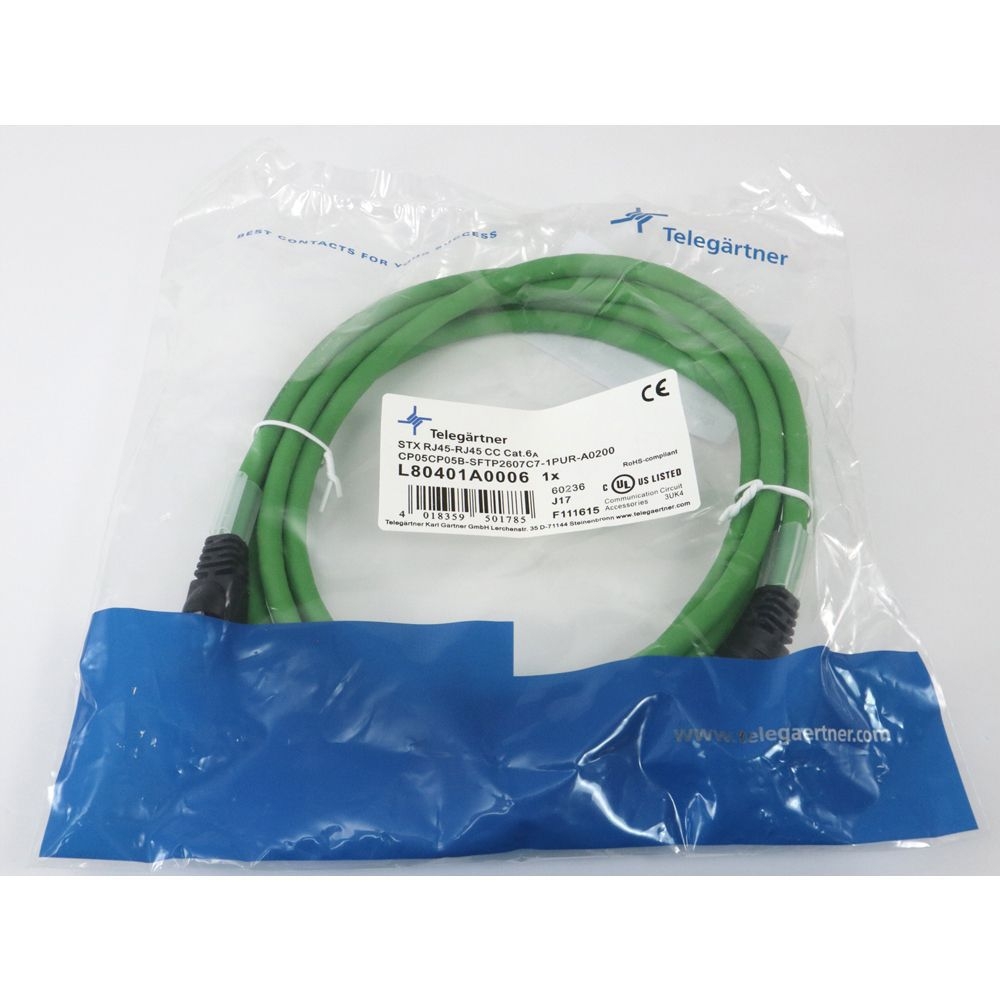 Telegärtner: Patchkabel S/FTP Cat.6A